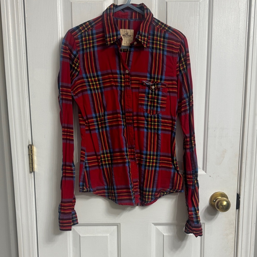 Hollister Multicolor Plaid Shirt